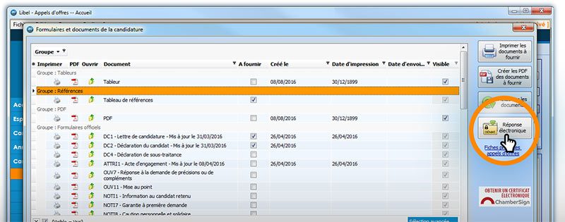 Réponse dématérialisée avec Libel Appels d'Offres