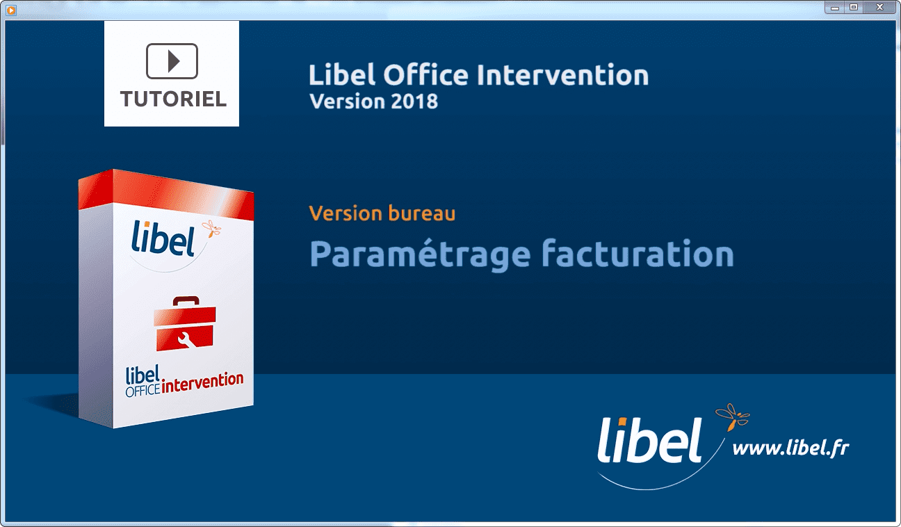 Paramétrage Libel intervention