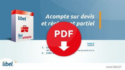 acompte et règlement partiel