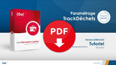 Paramétrage TrackDéchets pour Libel Intervention & Gestion