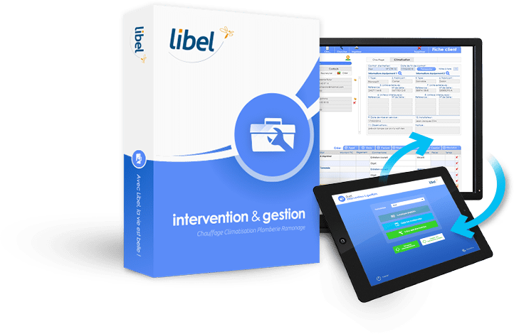 Logiciel Libel Intervention climatisation - gestion fluides frigorigènes - TrackDéchets