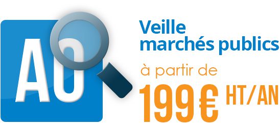 Veille marchés publics à partir de 199€HT/an