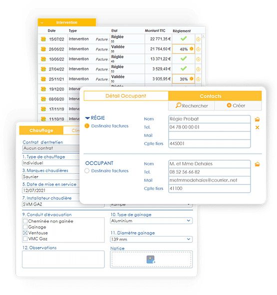 02-Fiche-client Gestion du fichier client pour chauffagiste climaticien et ramoneurs