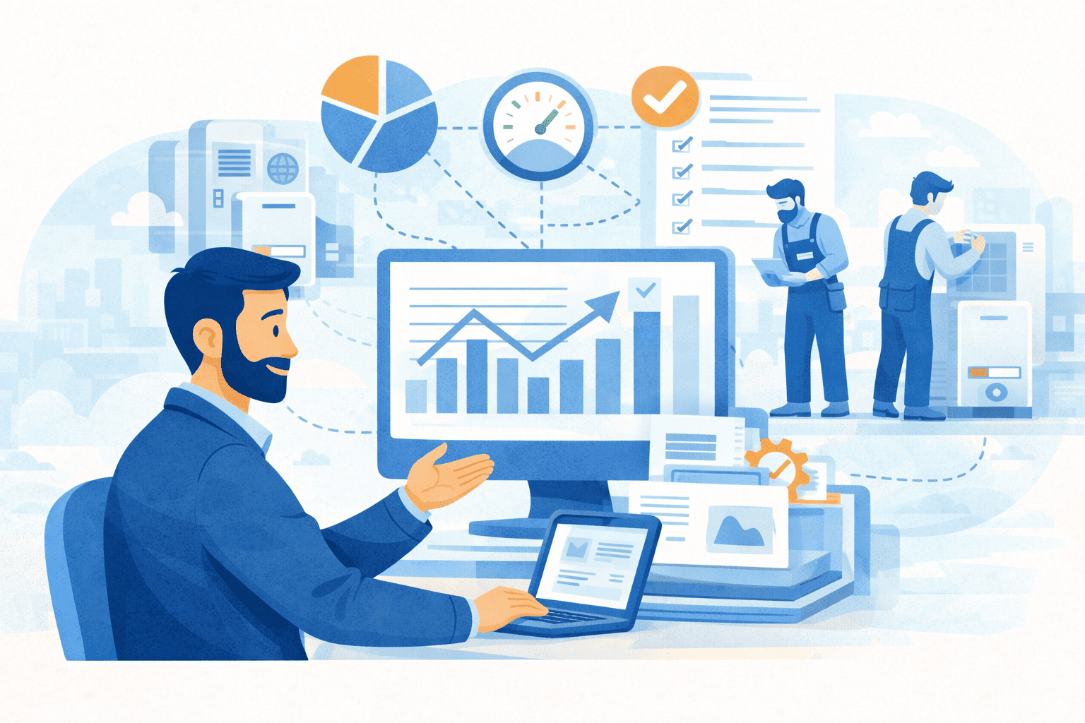 Indicateurs de pilotage essentiels pour une entreprise de chauffage