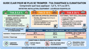 TVA chauffage et climatisation