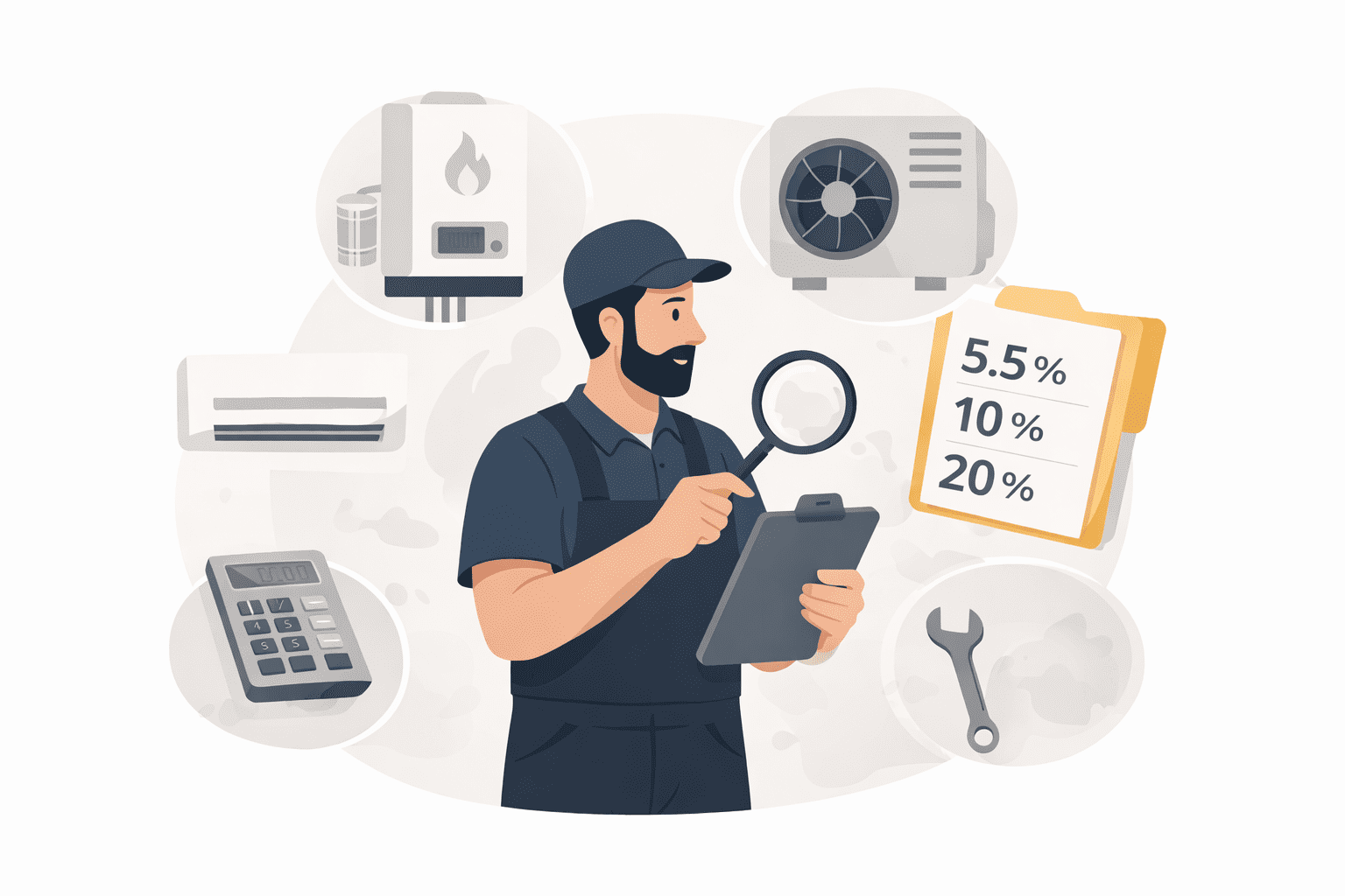 TVA chauffage et climatisation : le guide clair pour ne plus se tromper