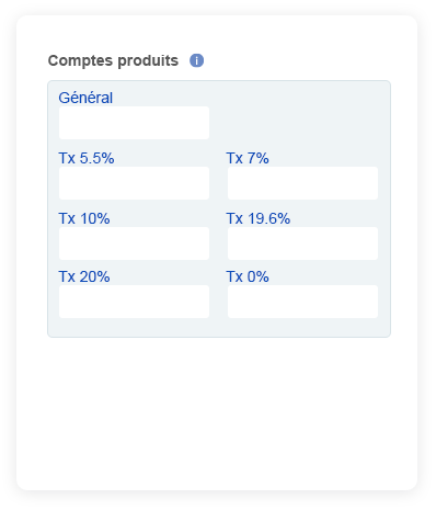 Comptes produits