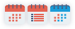 Planning jour, semaine et disponibilité