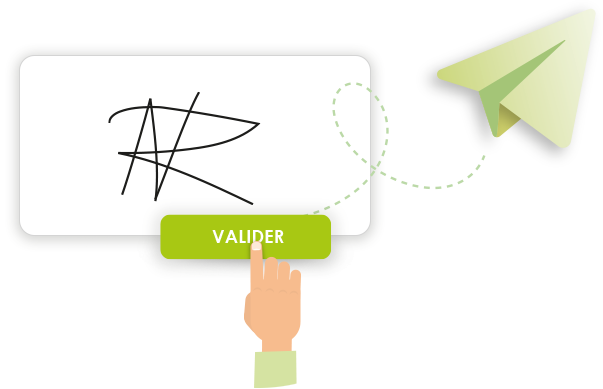 Signature à l’écran