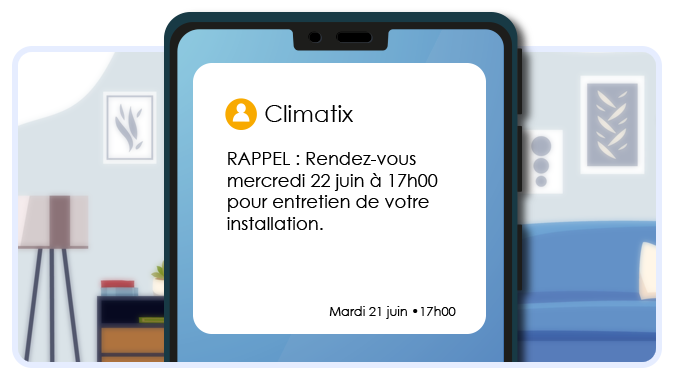 Rappel des rendez-vous par SMS
