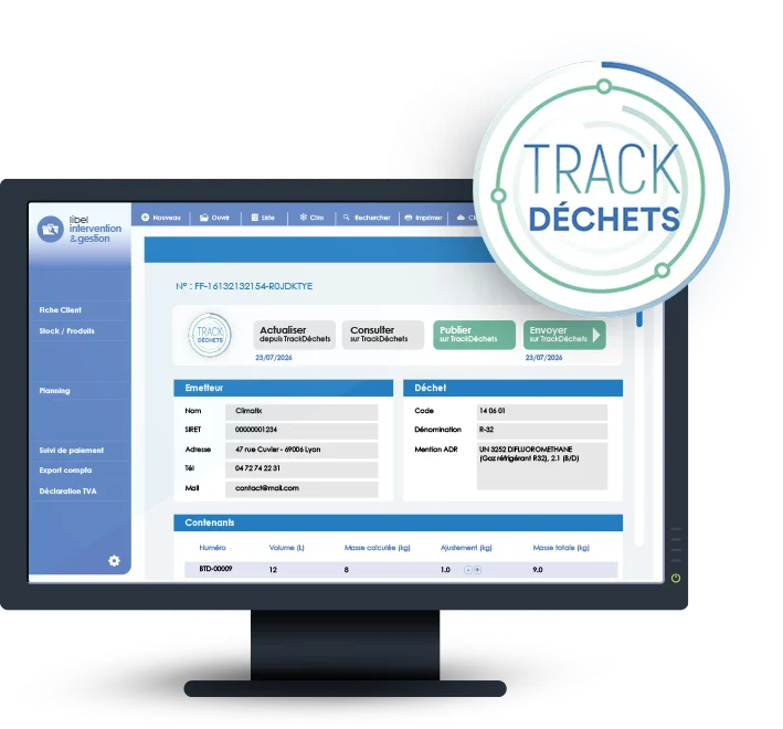 Synchronisation TrackDéchets